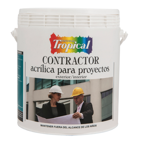 PINTURA TROPICAL ACRILICA BLANCO HUESO 60 GAL CONTRACTOR
